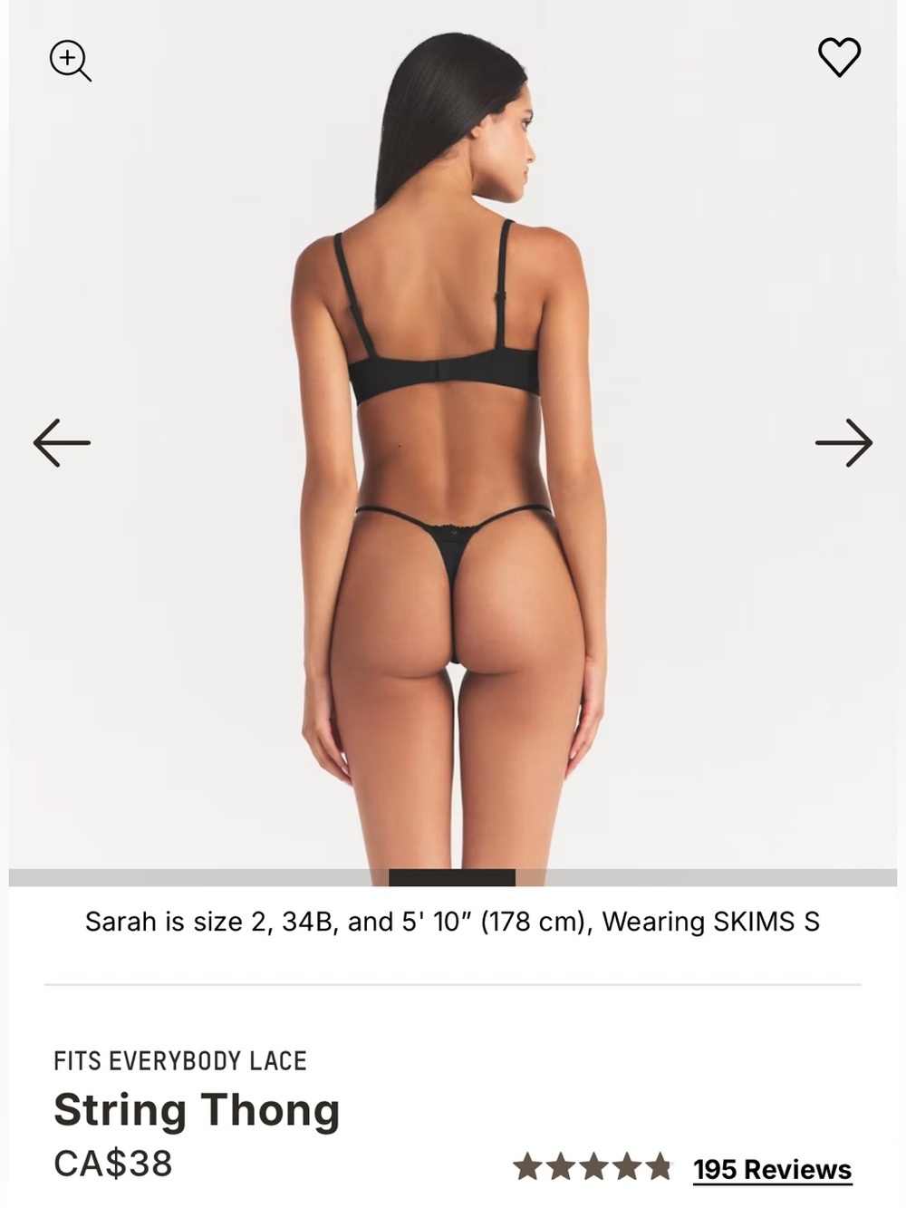 SKIMS String Thong - Picture 7 of 7